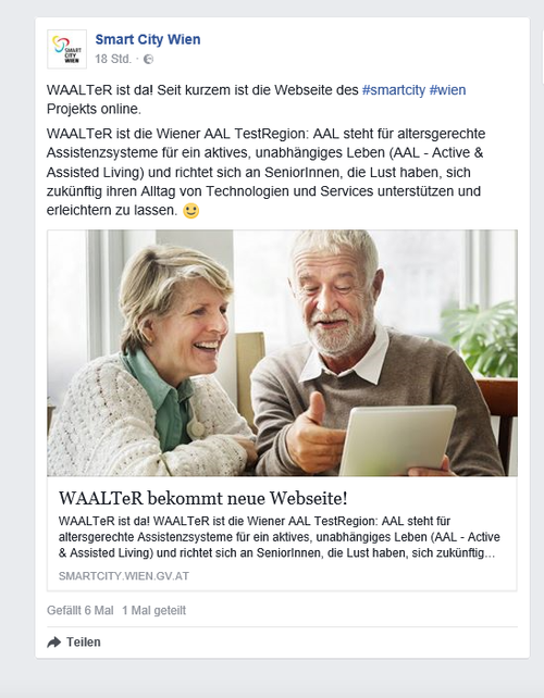 WAALTeR war auch schon auf facebook